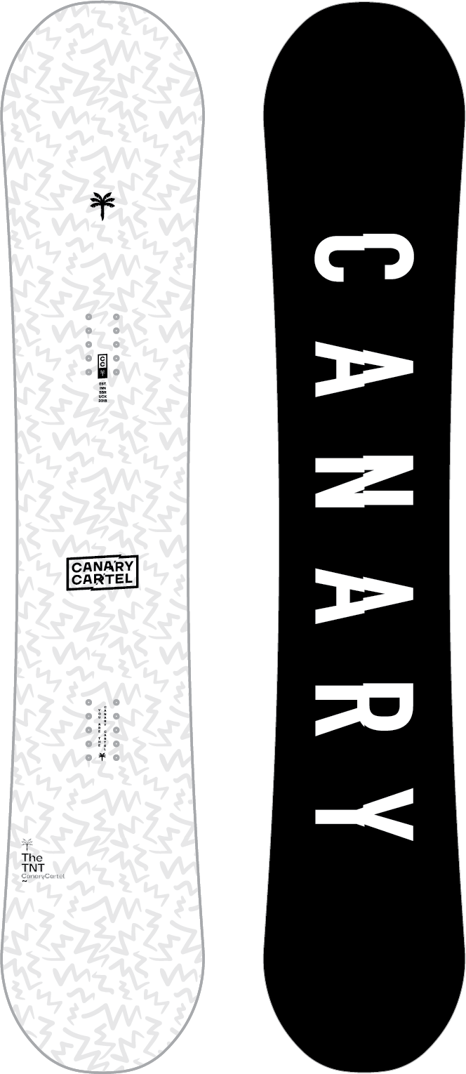 TNT SNOWBOARD - CLUTCH 2.0 - GRAY CAMO