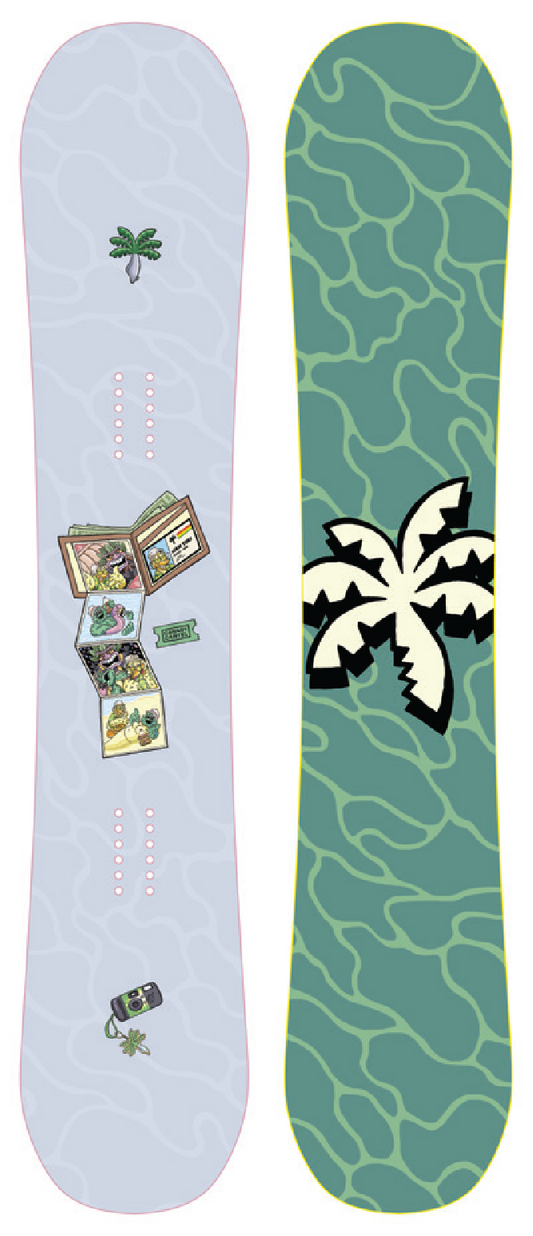 JAH TIKI SNOWBOARD - CAMROLLER BEND - LIGHT GRAY