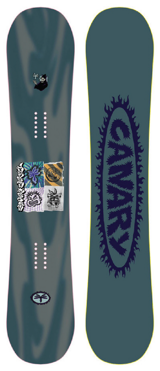 LOWRIDER SNOWBOARD - MELLOW CAMBER - GRAY MESH