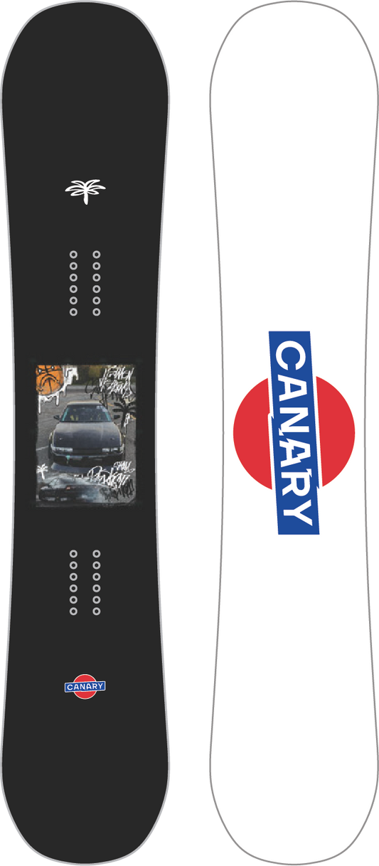 LOWRIDER HOULIND PRO SNOWBOARD - MELLOW CAMBER - BLACK/WHITE