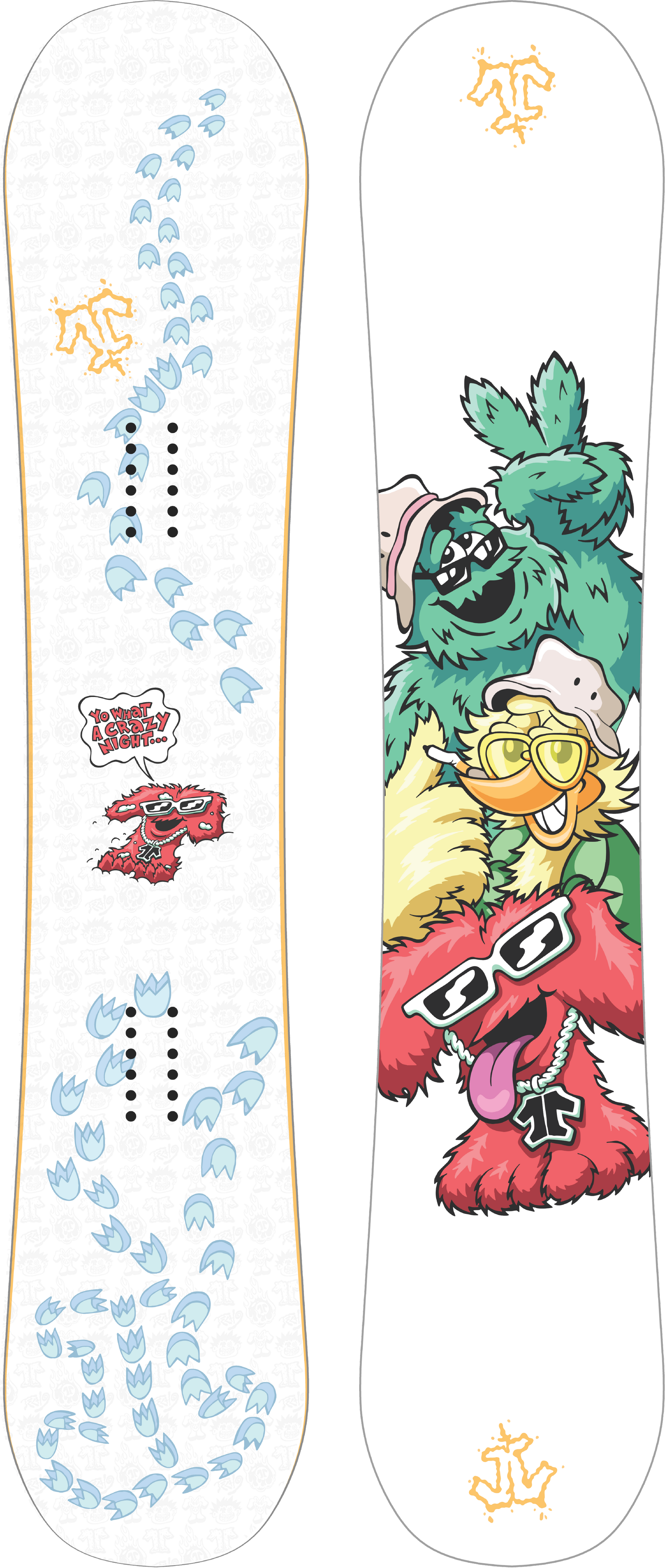 ride canvas tokidoki snowboard THE CAMROCK SNOWBOARD F25 – Technine