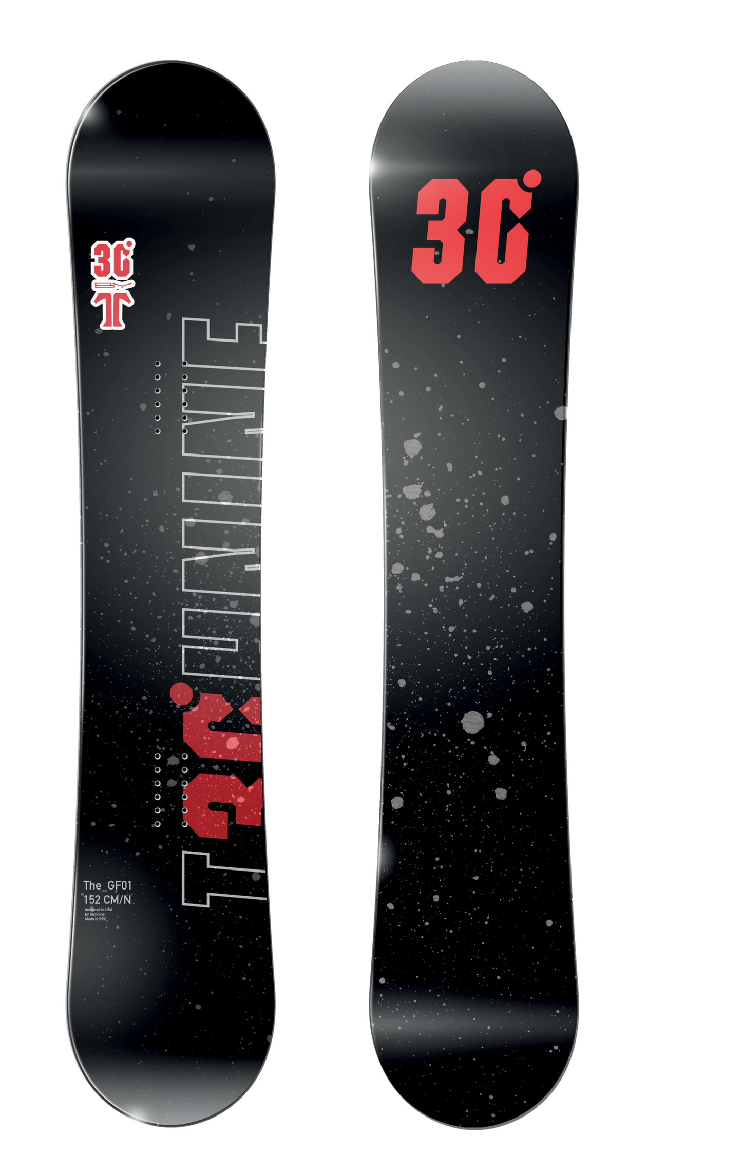 F24 T9 SNOWBOARD 30THY BY TECHNINE GF01 COMBO CAMBER